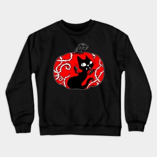 Creepy Cute Kitty Crewneck Sweatshirt